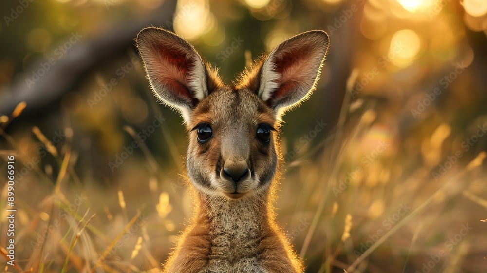 A Close-up Portrait of a Baby Kangaroo A Close-up Portrait of a Baby Kangaroo