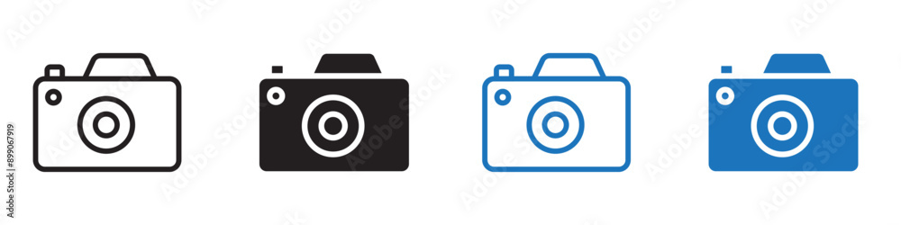 Camera icon vector icon mark set symbol for web application Camera icon vector icon mark set symbol for web application