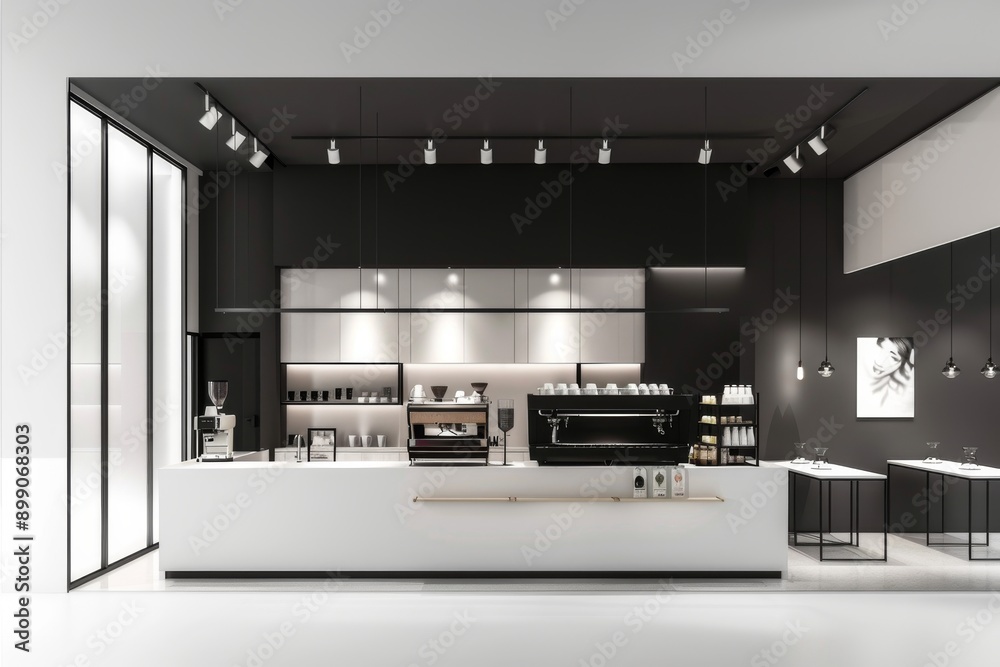 Modern Minimalist Coffee Shop Interior Design Modern Minimalist Coffee Shop Interior Design