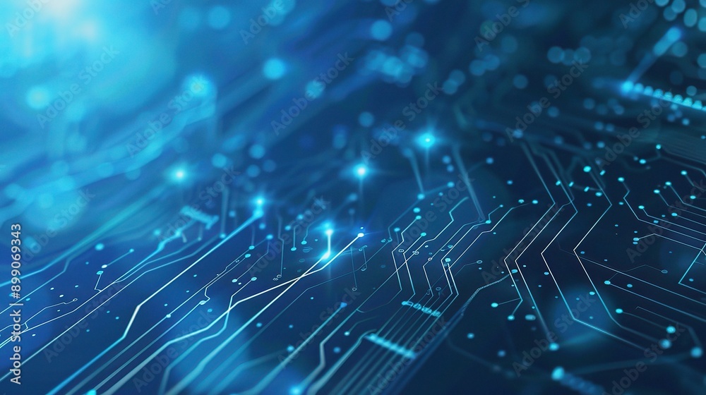 Dazzling Blue Technology Background: Showcasing Advanced and Innovative Technological Elements Dazzling Blue Technology Background: Showcasing Advanced and Innovative Technological Elements