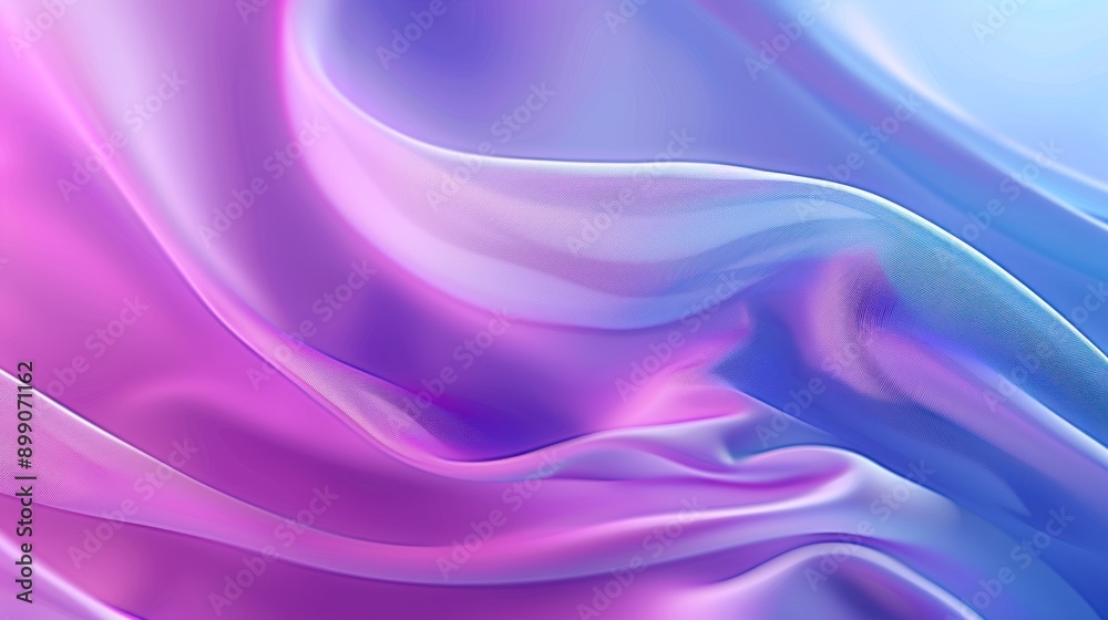 Abstract Draped Fabric in Vibrant Hues Abstract Draped Fabric in Vibrant Hues