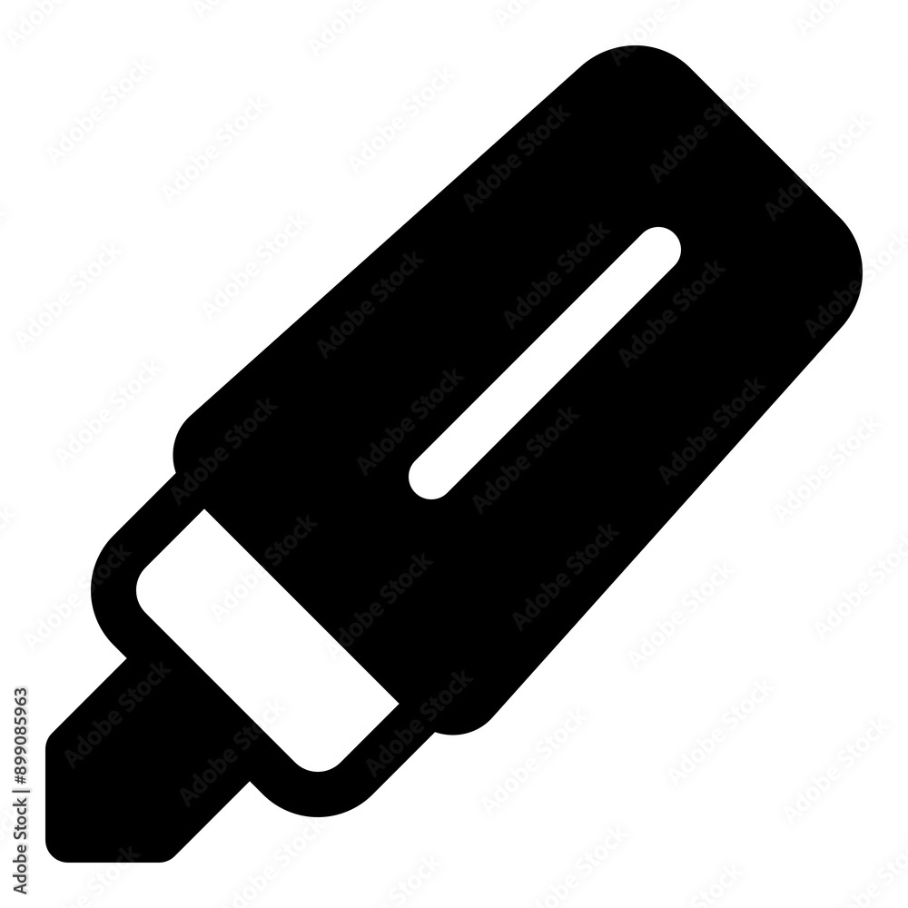 Highlighter icon for marking and emphasizing Highlighter icon for marking and emphasizing
