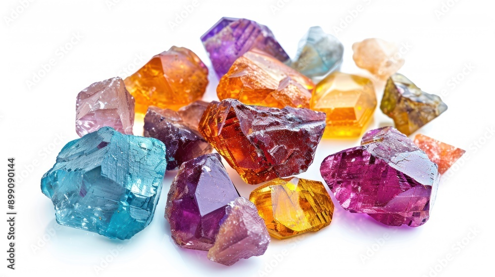Colorful gemstone variation materials Colorful gemstone variation materials