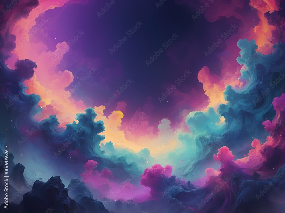 abstract fantasy mystery haze concept creative background