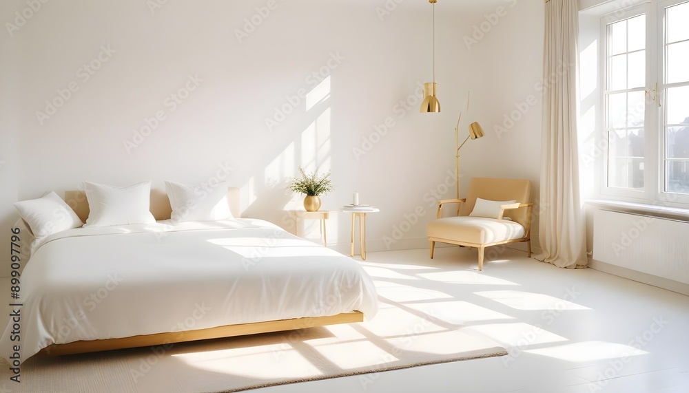 Photo interior modern design room 3d illustration Photo interior modern design room 3d illustration