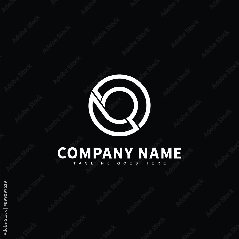 Concept logo letter O L P