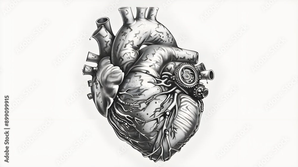 Fototapeta premium Mechanical Heart.