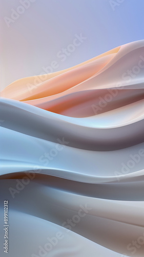 Soft Pastel Gradient Waves
