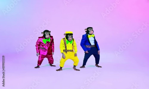 Chimpanzee Dancing Animation

