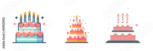 birthday cake vector