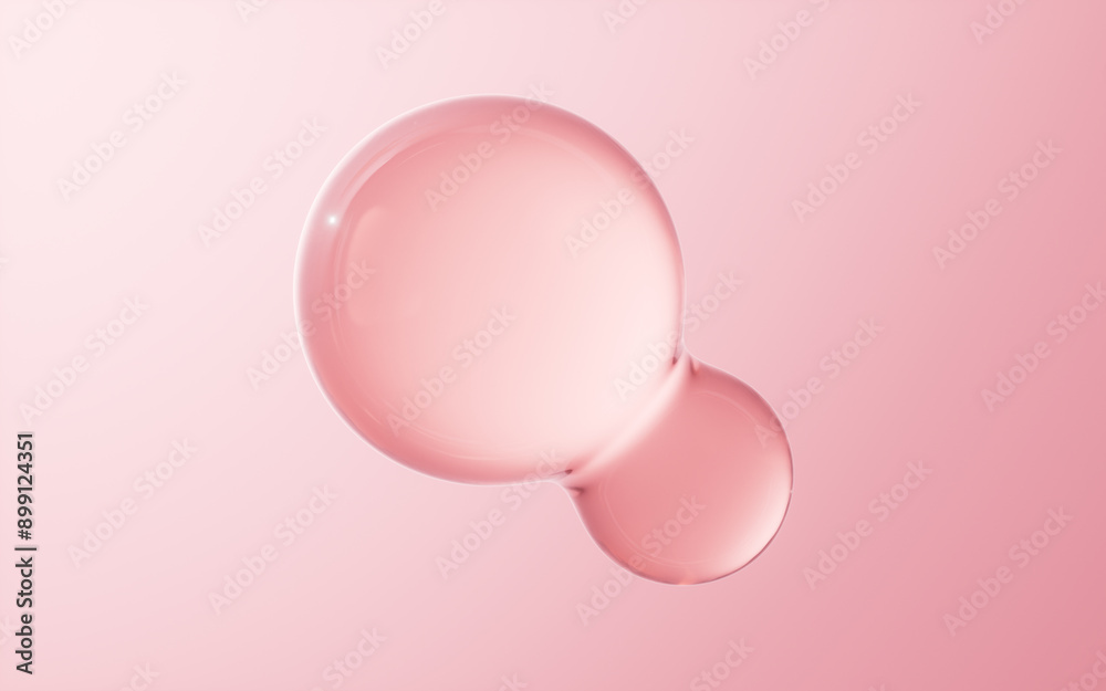Transparent pink bubbles background, 3d rendering. Transparent pink bubbles background, 3d rendering.