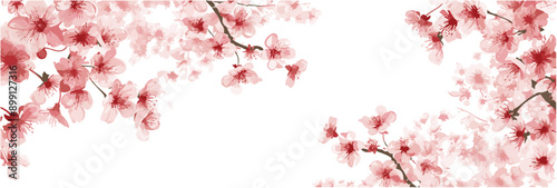 abstract cherry blossom pattern for background, vector, EPS file