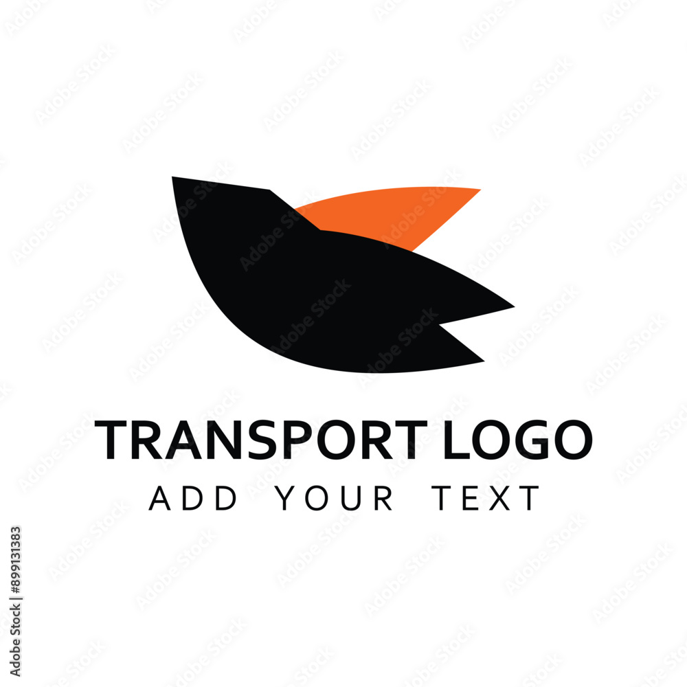 Obraz premium Simple transport logo design