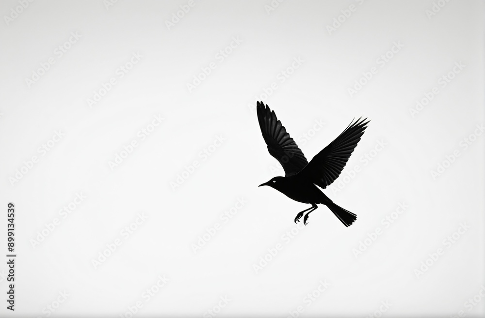 A minimalist silhouette of a bird in flight, emphasizing its form. A minimalist silhouette of a bird in flight, emphasizing its form.