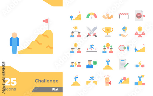 Challenge Flat Icons