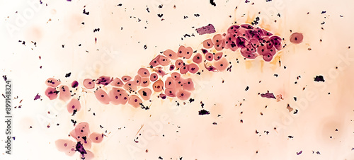 Quadro su tela Paps smear: NILM with reactive cellular changes associated with inflammation