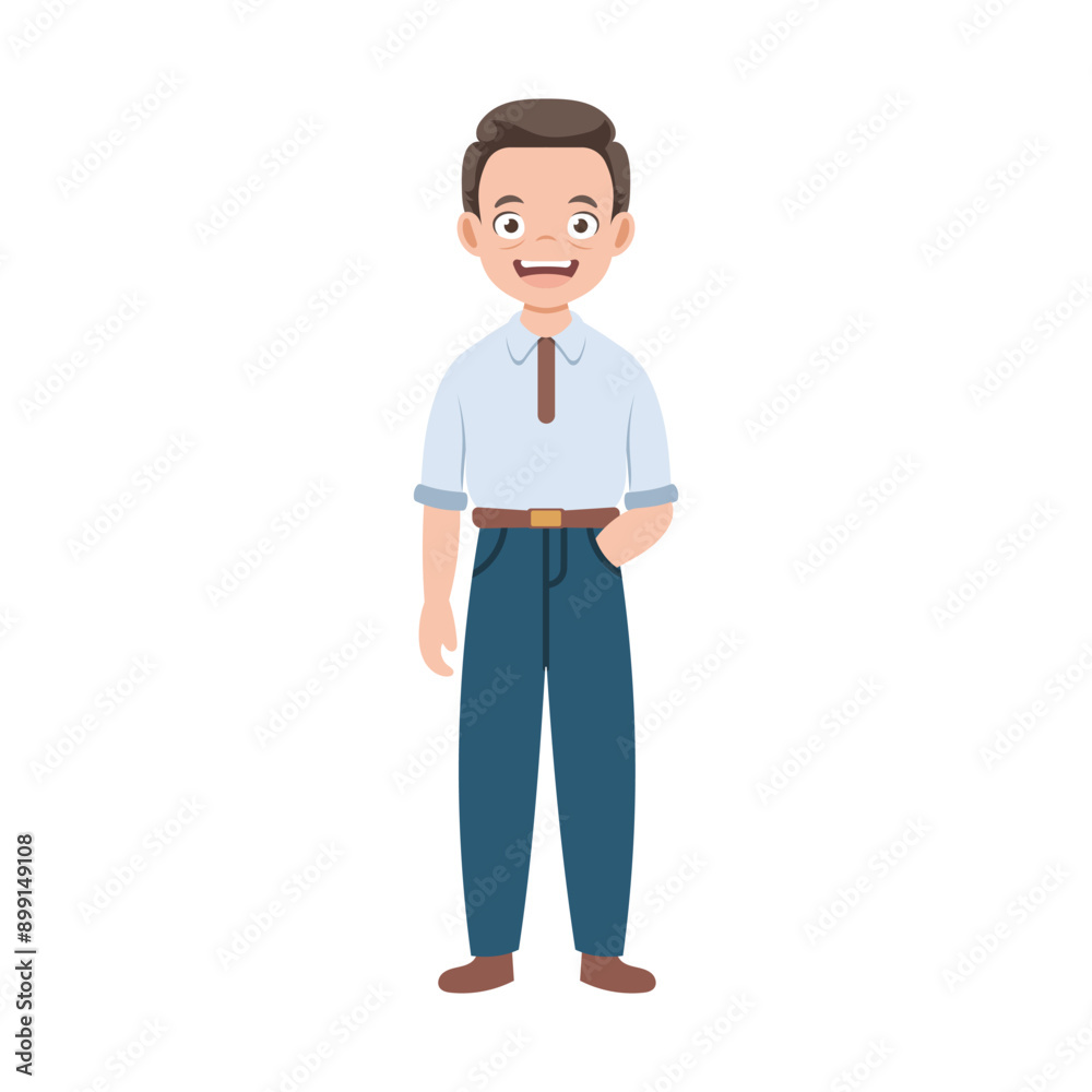 Father Character Illustration Father Character Illustration
