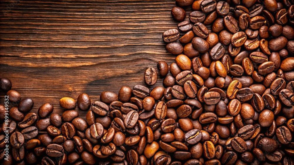Fototapeta premium Coffee beans background Freshly roasted coffee beans, aromatic and rich , coffee, beans, background, texture, roasted, caffeine