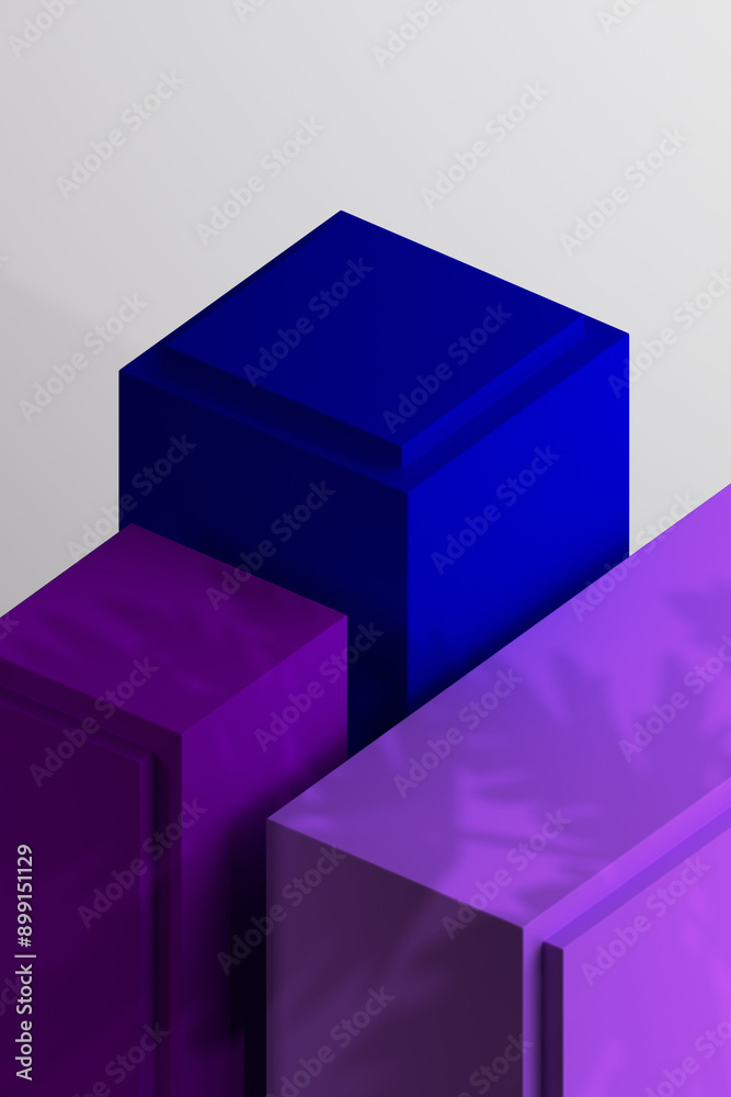 3D Render of Minimalist Podium for Product Showcase 3D Render of Minimalist Podium for Product Showcase