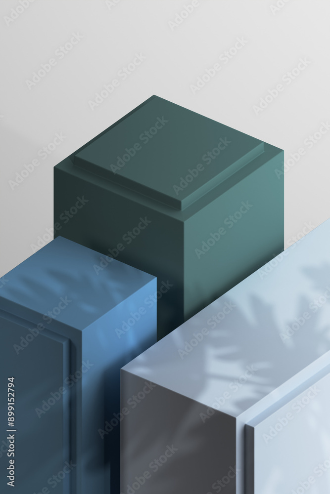 3D Render of Minimalist Podium for Product Showcase 3D Render of Minimalist Podium for Product Showcase