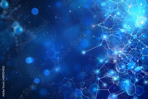 an intricate pattern of dots and lines on a blue background creating a vibrant design