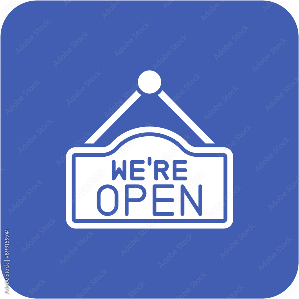 Open sign Icon Open sign Icon
