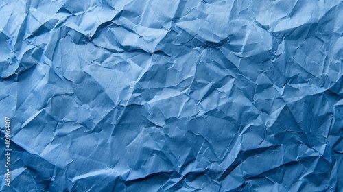 Wallpaper Mural Crumpled Blue Paper Texture Background Torontodigital.ca