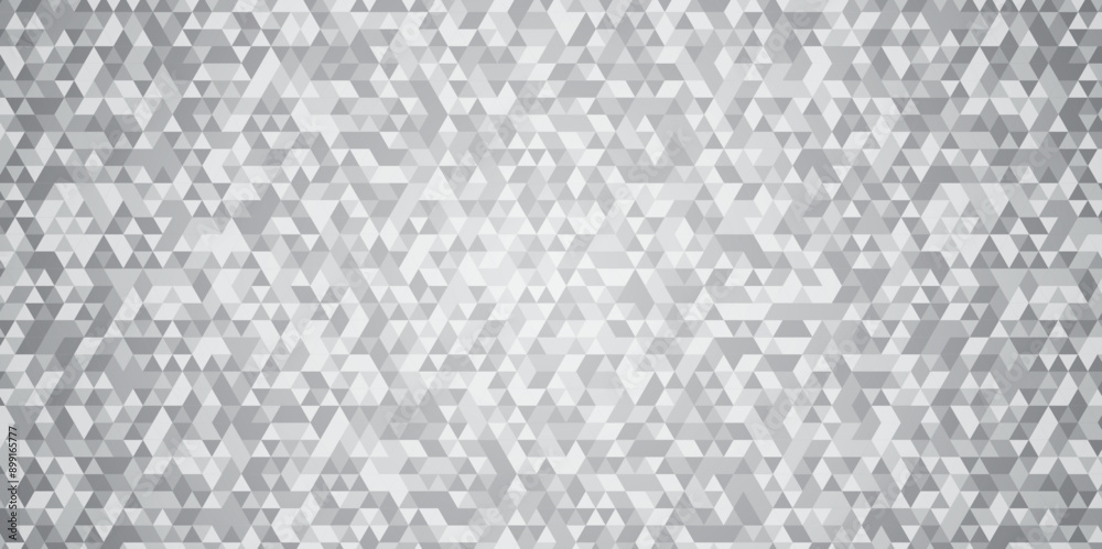 Abstract geometric white and gray background seamless mosaic and low polygon triangle texture wallpaper. Triangle shape retro wall grid pattern geometric ornament tile vector square element. Abstract geometric white and gray background seamless mosaic and low polygon triangle texture wallpaper. Triangle shape retro wall grid pattern geometric ornament tile vector square element.