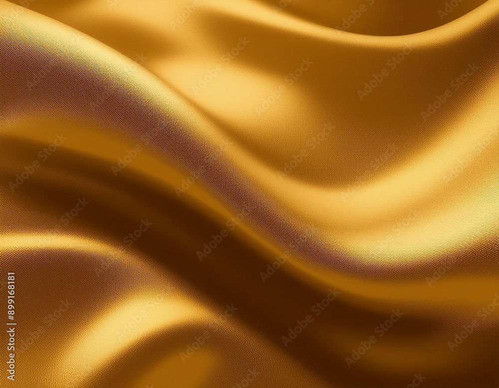Grit and Glow: Golden Fabric Waves with Abstract Gradient Grit and Glow: Golden Fabric Waves with Abstract Gradient