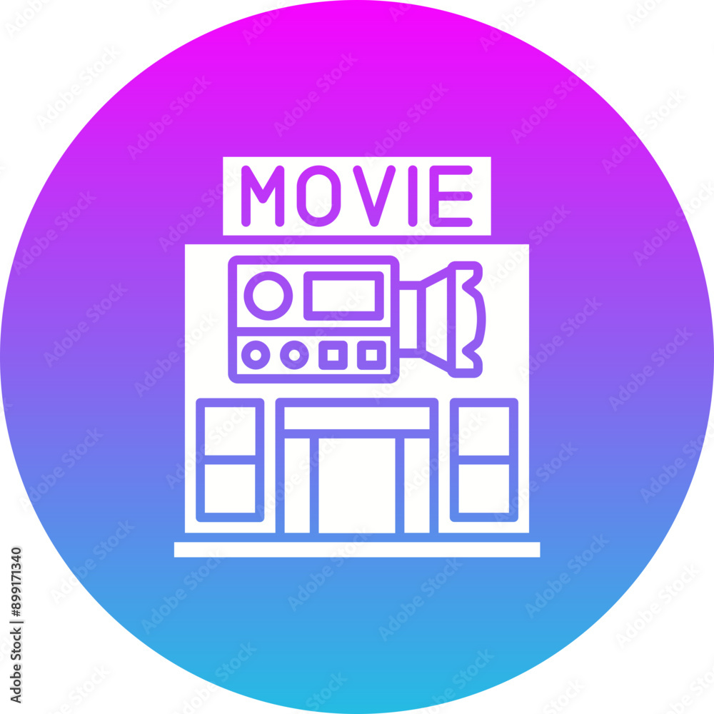 Movie theater Icon Movie theater Icon