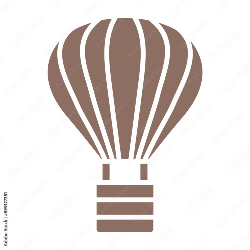 Obraz premium Hot air balloon Icon
