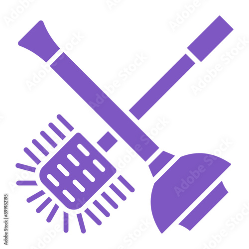 Toilet sweeping Icon