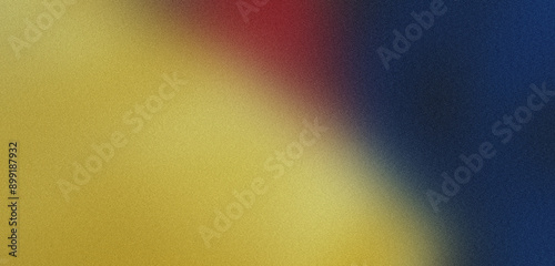 Quadro em tela Diagonal gradient abstract background with red, blue, and gold blending and text