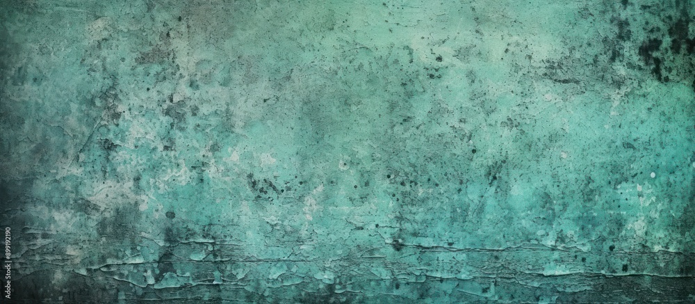 Obraz premium Abstract Teal and Grey Textured Background
