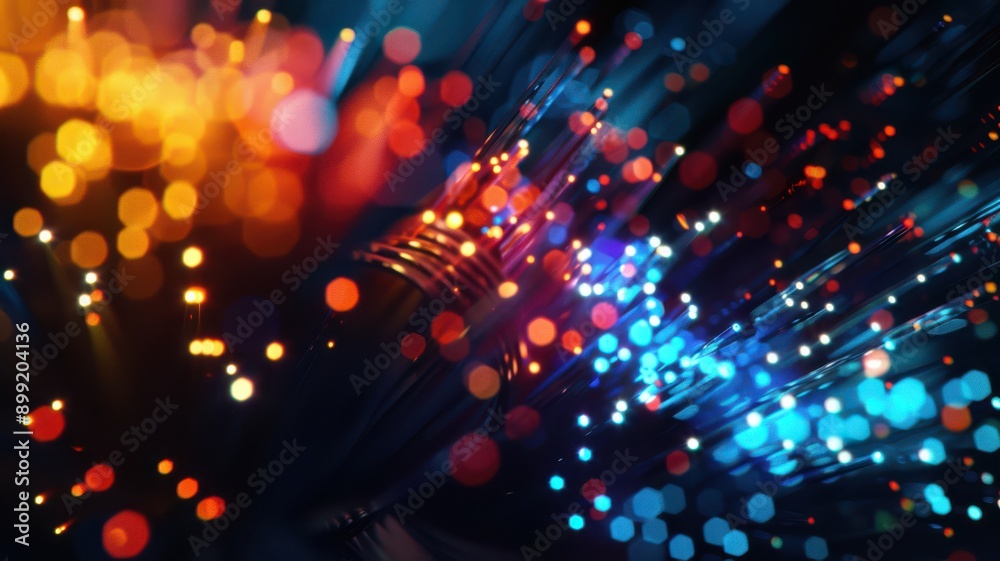 A colorful image of light and dark blue and red dots A colorful image of light and dark blue and red dots