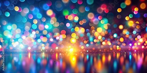 Wallpaper Mural Abstract blurred background of colorful lights , abstract, blurred, background, colorful, lights, texture, design, bright Torontodigital.ca