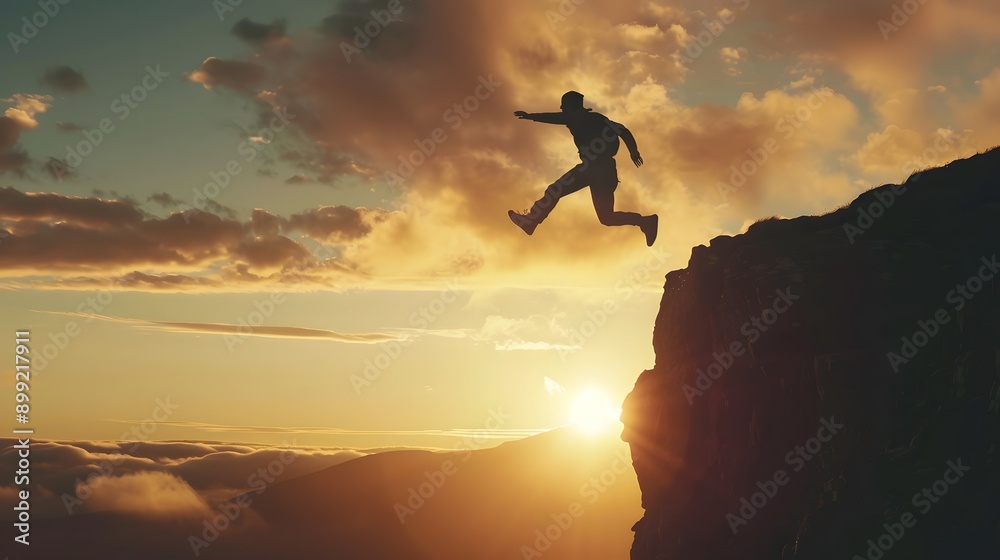 A group of people are hiking up a mountain A group of people are hiking up a mountain