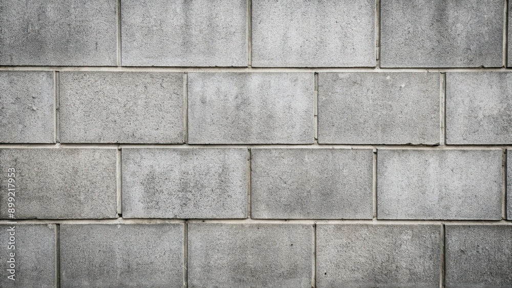 custom made wallpaper toronto digitalGray concrete block wall with textured surface and visible seams, construction, background, building, texture