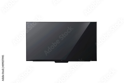 A Black Screened Television Awaits The Next Show