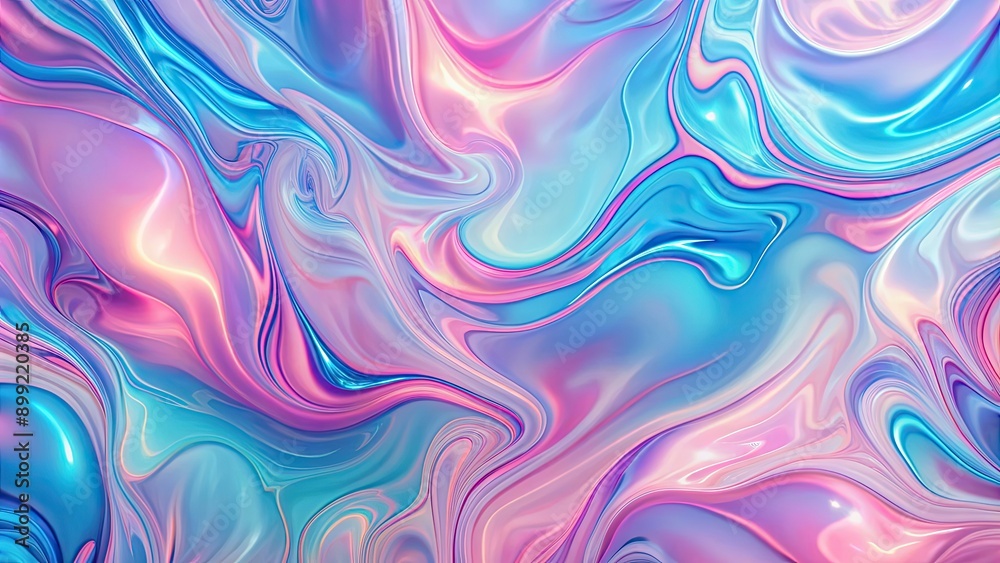 Holographic abstract liquid background in pink and blue colors, perfect for a holo pastel poster, holographic, abstract, liquid, background Holographic abstract liquid background in pink and blue colors, perfect for a holo pastel poster, holographic, abstract, liquid, background