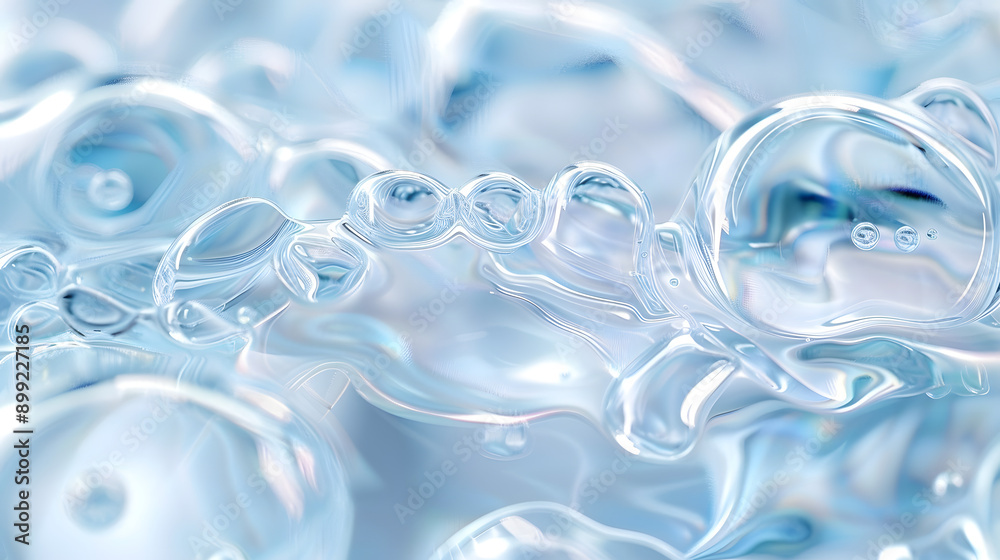 Transparent Hyaluronic Acid Gel Texture, Skincare Serum Background. Transparent Hyaluronic Acid Gel Texture, Skincare Serum Background.