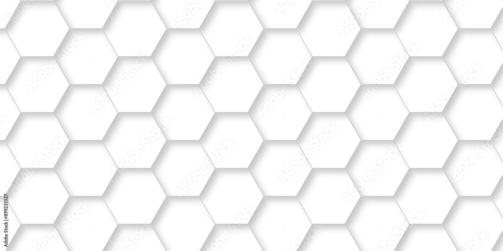 Abstract hexagonal futuristic geometric backdrop White background and embossed hexagon , honeycomb white hexagon concept design abstract technology background vector background, or wallpaper. Abstract hexagonal futuristic geometric backdrop White background and embossed hexagon , honeycomb white hexagon concept design abstract technology background vector background, or wallpaper.