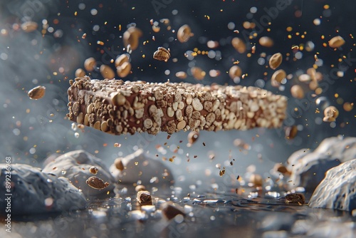 ai generative protein bar advertisement