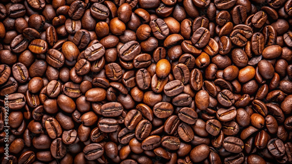 Top view background of dark roast coffee beans, coffee, beans, espresso, black, aromatic, caffeine, morning Top view background of dark roast coffee beans, coffee, beans, espresso, black, aromatic, caffeine, morning