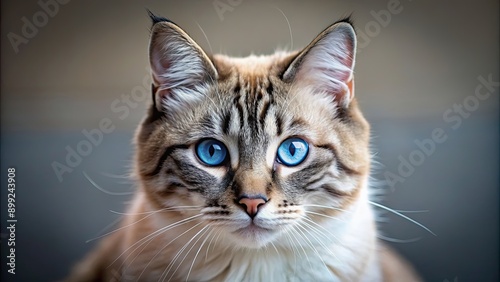 Beautiful cat with blue eyes, cat, blue eyes, beautiful, pet, animal, feline, domestic, fluffy, whiskers, adorable, stunning