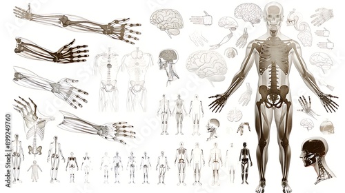  a diagram of the human body