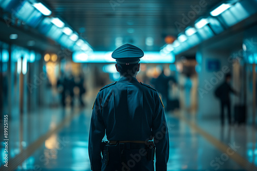 Airport security guard