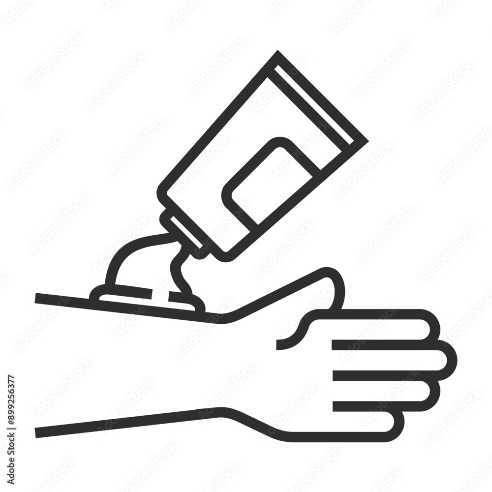 Body lotion outline icon, editable vector illustration and transparent graphic element. Isolated on white background Body lotion outline icon, editable vector illustration and transparent graphic element. Isolated on white background