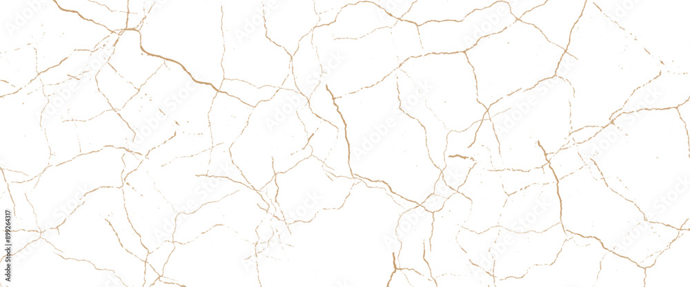 Fototapeta premium Vector crack concrete texture white and brown grunge texture