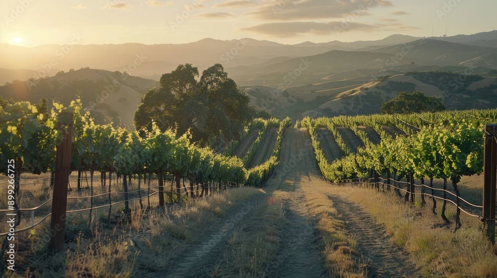 Fototapeta premium winemaker's journey to revive a historic vineyard